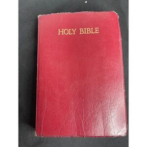 Vintage 1984 Thomas Nelson Holy Bible King James Version Red Letter KJV 162R